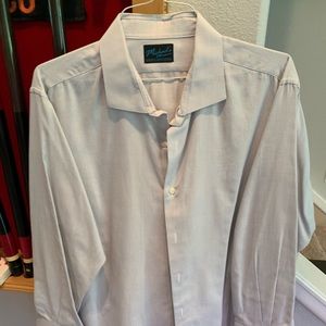 Men’s long sleeve dress shirt custom made